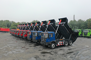 Shacman X5000 6x4 Diesel Euro5 <b>12</b>-Wheel Tipper Truck Manual Left Steering Weichai Engine Heavy Duty Engineering Transport - Product Image 3