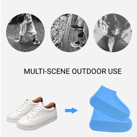 Bottes de pluie en silicone imperméables, réutilisables, unisexes, antidérapantes, légères, certifiées CE pour les jours de pluie en extérieur