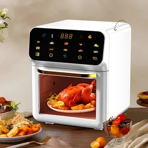 1800W 12L 디지털 에어 프라이어 오븐 오일리스 쿠커 다기능 고품질 에어 프라이어 토스터 12 요리 조리법