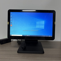 Terminal Punto de Venta Todo en Uno de 15.6 Pulgadas, Tableta de Escritorio con CPU I3/i5/i7, Windows 10/11, Pantalla Táctil de 10 Puntos, Android POS