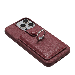 Porte-cartes de crédit d'affaires étui de téléphone en cuir portefeuille Coque téléphone portefeuilles de téléphone pour iPhone 16e 13 <span class=keywords><strong>Mini</strong></span> 15 16 17 Plus Pro Max - Product Image 5