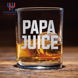 Verre à whisky double old fashioned personnalisé avec logo, 11 oz, en cristal, cadeau gravé pour grand-père, papa, père, anniversaire, retraite - Product Image 1