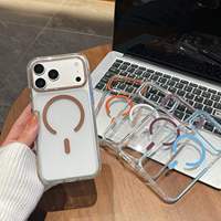 Nueva Funda para Teléfono de Color de Moda de 2.5MM Anti-Amarillamiento para iPhone 18 17 Pro Max, Carga Magnética Fuerte, Resistente a Golpes, Transparente