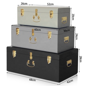 Bộ 3 thùng đựng đồ bằng kim loại nhiều màu sắc khác nhau đang có sẵn - Product Image 3