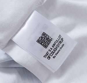 男装t恤Y2K街装t恤顶级品质100% 棉那是一件非常多的男士止咳糖浆t恤 - Product Image 5