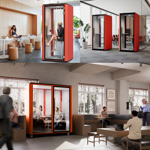 Cabina de Voz Profesional Moderna, Cabina Insonorizada Modular <span class=keywords><strong>para</strong></span> <span class=keywords><strong>Oficinas</strong></span>, Almacenes, Hoteles, Talleres, Parques y Restaurantes - Product Image 3