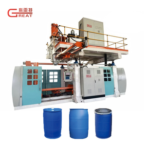 Machine de moulage par extrusion-soufflage entièrement automatique pour la fabrication de fûts en plastique de 220 L (<span class=keywords><strong>200</strong></span> <span class=keywords><strong>litres</strong></span>) pour produits chimiques, largement utilisée en usine - Product Image 1