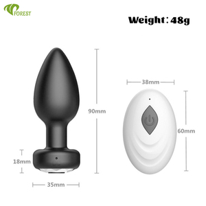 Vibrateur en silicone à télécommande TT FOREST, 10 fréquences, faible bruit, 100% étanche, rechargeable par USB pour la masturbation féminine - Product Image 3