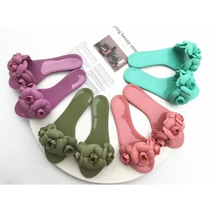 Sandalias Planas de Gel con Punta Abierta Camellia, Antideslizantes y de Secado Rápido, Calzado de Playa para Primavera, Verano, Otoño e Invierno - Product Image 2
