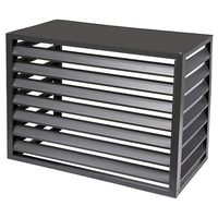 Panel de Rejilla de Aluminio para Exteriores, Pantalla de Privacidad para HVAC, Cubierta Decorativa para Aire Acondicionado