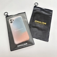 Sacs à fermeture éclair imprimés personnalisés, sacs à fermeture éclair en PVC durable, sacs à fermeture éclair givrés pour cosmétiques, petits étuis pour téléphone, sacs d'emballage à fermeture éclair