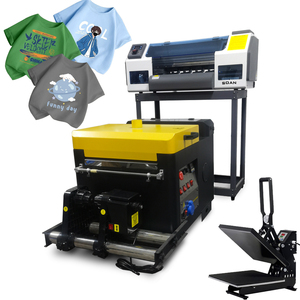 Impresora DTF de Buena Calidad, Impresora DTF A3 de 33 cm, Impresora DTG para Camisetas con Doble Cabezal XP600 y Máquina Agitadora de Polvo para Camisetas - Product Image 4