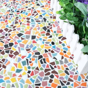 Gạch <span class=keywords><strong>Mosaic</strong></span> Mài Bóng Không Đều Nhiều Màu Sắc Bluwhale Cho Phòng Tắm Sàn Bể Bơi - Product Image 3