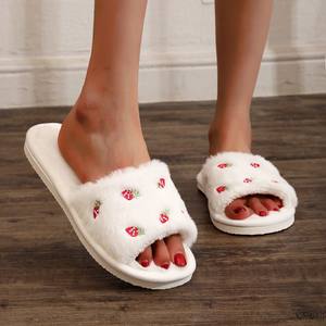 Nouveaux produits explosifs : Pantoufles plates à semelle EVA pour femmes, doublure en peluche, pantoufles mignonnes pour filles, avec vente en gros de nouvelles technologies - Product Image 4