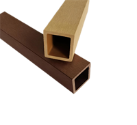 Columnas de Madera Plástica Compuesta (WPC) para Jardín, Resistentes al Agua, Tubos de Madera para Exteriores, Tubos para Techo