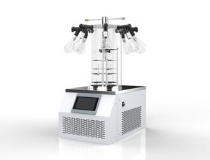 Lyophilisateur de laboratoire de paillasse-55c plateau d'arrêt collecteur presse supérieure lyophilisateur sous vide flacons <span class=keywords><strong>chambre</strong></span> pour peptides - Product Image 2