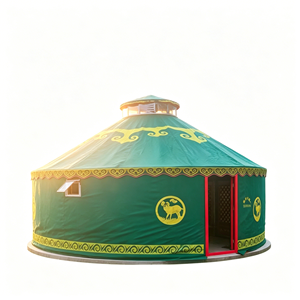 Yurt mongol économique à double couche, idéal pour un espace de vie temporaire en extérieur - Product Image 1