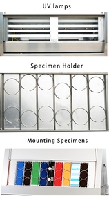 UVA Test ekipmanı lamba ile güneş <span class=keywords><strong>UV</strong></span> hızlandırılmış hava koşullarına dayanıklı 340 fiyat - Product Image 2