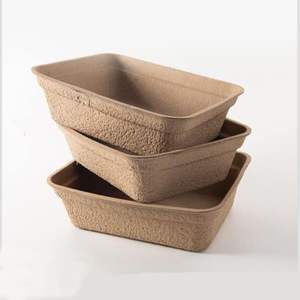 Pâte de bois écologique Matériau en papier jetable Bacs à litière pour chat Bacs à litière pour voyage intérieur Petits animaux - Product Image 1