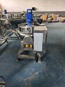 Prix usine Chaudière à double enveloppe chauffée à <span class=keywords><strong>la</strong></span> vapeur, idéale <span class=keywords><strong>pour</strong></span> <span class=keywords><strong>la</strong></span> fabrication de sirop de sucre et de confiture - Product Image 3