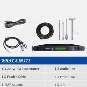 Emetteur Radio FM emetteur transmetteur 200W Radio FM para las estaciones de radio, Ecole, <span class=keywords><strong>Eglise</strong></span>, studio - Product Image 3