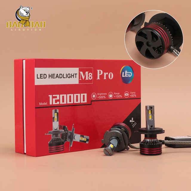 Car LED Headlight 240W H1 H4 H7 H11 9005 9006 High Power 30000LM Super Bright Dual Beam Hi Lo Headlamp for Auto Replacement Bulb