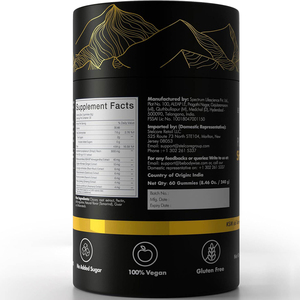 Gomitas de Shilajit del Himalaya Puro OEM, Gomitas de Shilajit del Himalaya Naturales Originales, Suplementos Herbales de Oro de 3000 mg, 60 Gomitas - Product Image 4