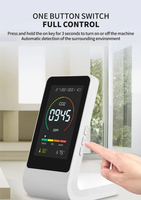 Big Display Eco-friendly ABS Air Analytical Instruments Semiconducting Oxides Humidity Sensor Multigas Detector