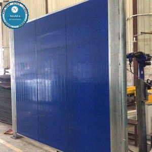 Quảng Châu Nhà Máy Ngoài Trời Kèm Theo Tấm Kim Loại Bảo Vệ Hàng Rào Sắt Chống Gỉ Tái Chế Tạm Thời Sandwich Bọt Tấm Hàng Rào - Product Image 4