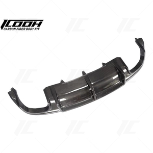 ICOOHH Racing Kit de carrosserie de séparateur de lèvre de pare-chocs arrière en Fiber de carbone nouvelle condition pour Audi S5 <span class=keywords><strong>2014</strong></span> - Product Image 2