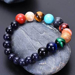 <span class=keywords><strong>Pulsera</strong></span> <span class=keywords><strong>de</strong></span> piedras preciosas planetarias para mujeres y hombres, joyería hecha a mano, cristal curativo, energía, universo, Yoga, <span class=keywords><strong>pulsera</strong></span> <span class=keywords><strong>de</strong></span> Chakra Solar - Product Image 6