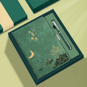 Cuaderno Grueso Personalizado de Imitación de Cuero Gangtong A5, Tendencia Nacional, Premio para Estudiantes, El Futuro te Espera, Reuniones Corporativas de Alto Valor - Product Image 1