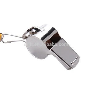 <span class=keywords><strong>Apito</strong></span> sifflet de survie d'urgence argent sifflet en métal bon marché en vrac emballé - Product Image 3