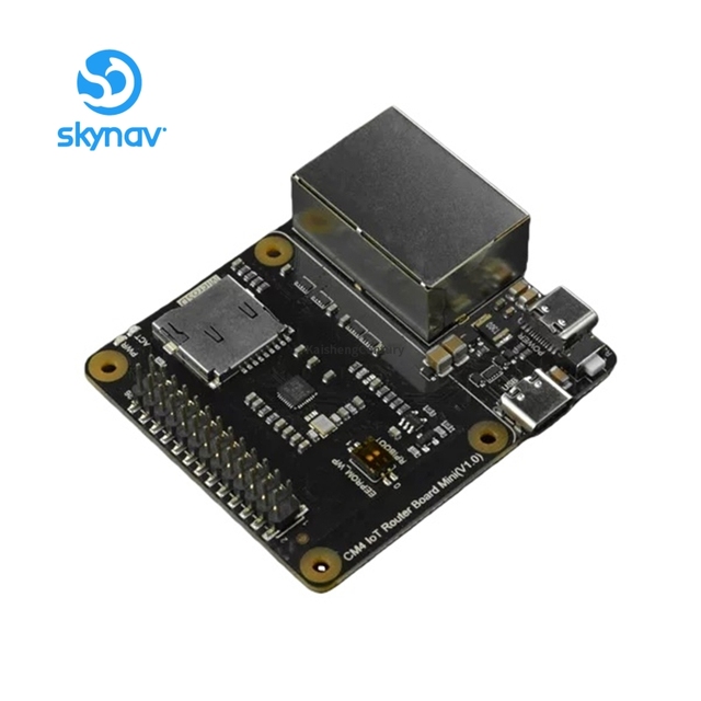 Raspberry PI 4b Mini Soft Router openwrt Dual Gigabit Ethernet Port CM4 iot Expansion Board