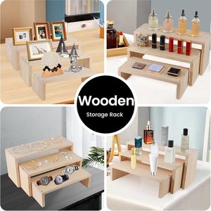 Exhibidores <span class=keywords><strong>de</strong></span> Madera <span class=keywords><strong>de</strong></span> 3 Niveles para Cupcakes, Joyería, Perfumes, Figuras Funko Pop - Product Image 4