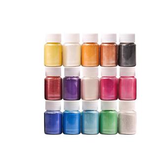Pigment de peinture d'ombre à paupières de qualité cosmétique en gros poudre de mica pour la teinture époxy Slime Making Art Pearl Powder - Product Image 1