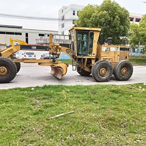 รถเกรดเดอร์ CAT 14H รุ่นปี 2020 แบบ 6 ล้อ เครื่องยนต์ดีเซล ควบคุมด้วยระบบ PLC พร้อมปั๊มขับเคลื่อนสี่ล้อ พร้อมใบมีด สีเหลือง - Product Image 3
