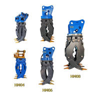 Grappin pour CAT Doosan Hyundai Hitachi Volvo Sany Pelle Hydraulique Rotatif Bois Pierre Grappin en Stock