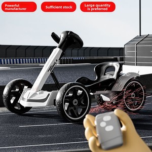 <span class=keywords><strong>Go</strong></span>-<span class=keywords><strong>Kart</strong></span> Elettrico QM Anti-Ribaltamento per Bambini 3-10 Anni, Pneumatici Antiscivolo a Bassa Gravità, 25km/h, Doppia Trazione con Musica - Product Image 3