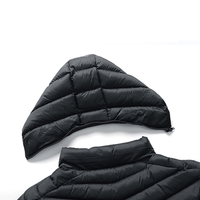 Veste matelassée en duvet de coton pour homme, nouvelle collection hiver 2025, chaude, à capuche, épaisse, avec logo personnalisé