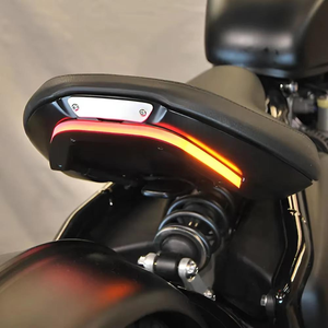 ไฟท้ายรถจักรยานยนต์ LED แบบรวมสัญญาณไฟเบรคและไฟเลี้ยว เหมาะสำหรับ <span class=keywords><strong>Triumph</strong></span> <span class=keywords><strong>Bonneville</strong></span> <span class=keywords><strong>Bobber</strong></span> ปี 2017-2020 ชุดไฟท้าย - Product Image 6