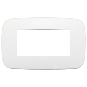Vimar Placca Round 4M Polar Matt Total Look 15x9.6x1.6 Wall <b>Switch</b> Cover - Product Image 1