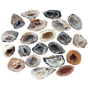 Commercio all'ingrosso naturale di cristallo di quarzo grezzo Geode lastra di diamante <span class=keywords><strong>Druzy</strong></span> fetta di agata per la decorazione stampata al Laser - Product Image 6
