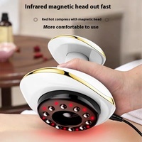 Masseur corporel amincissant pour la maison, favorisant le drainage lymphatique, anti-cellulite, avec ventouses de massage Guasha et kit d'huiles sculptantes pour le corps