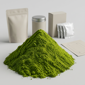 Producto de Matcha en Polvo Personalizado con Diseño de Marca Privada, Empaque Flexible, Múltiples Tamaños, Servicio de Muestras y Pedidos al por Mayor - Product Image 1