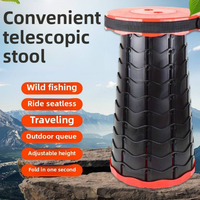 Chaise pliante télescopique ultra-légère couleur arc-en-ciel, tabouret de pêche portable en PVC, mobilier d'extérieur compact pour activités de camping