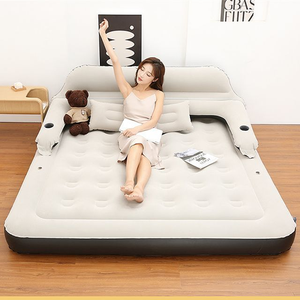 Colchón de aire doble de alta calidad con bomba integrada, colchón inflable al por mayor para invitados, cama de aire inflable - Product Image 3