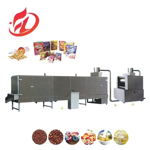 Venta caliente crujiente desayuno dulce copos de maíz línea de producción máquina de extrusión - Product Image 3