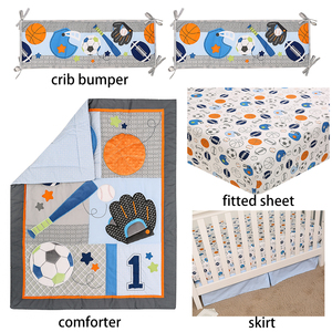 Juego de sábanas para cuna de bebé, 100% algodón - Product Image 5