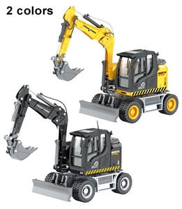 Chargeuse-pelleteuse statique en alliage Huina 1725, échelle 1:50, véhicule d'ingénierie en métal moulé sous pression, modèle de <span class=keywords><strong>camion</strong></span> de chantier, <span class=keywords><strong>jouet</strong></span> - Product Image 6